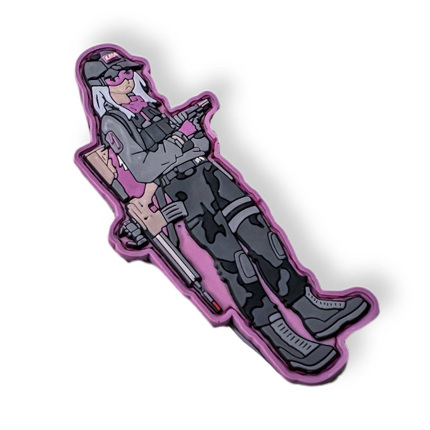 The Little Miss Airsoft PVC Patch x BxMaker