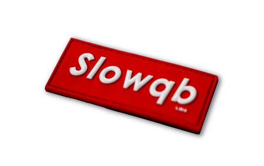 SlowQB 2.0 PVC Patch Red Supreme Style Airsoft Morale Patch
